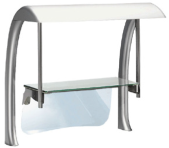 Верхняя стойка с 1 полкой 2 GN Electrolux 856255 (ZLGS08G) в ШефСтор (chefstore.ru)